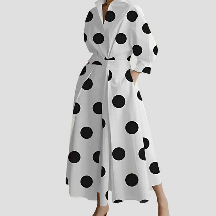 Women's Maxi Dress Wrap V Neck Casual