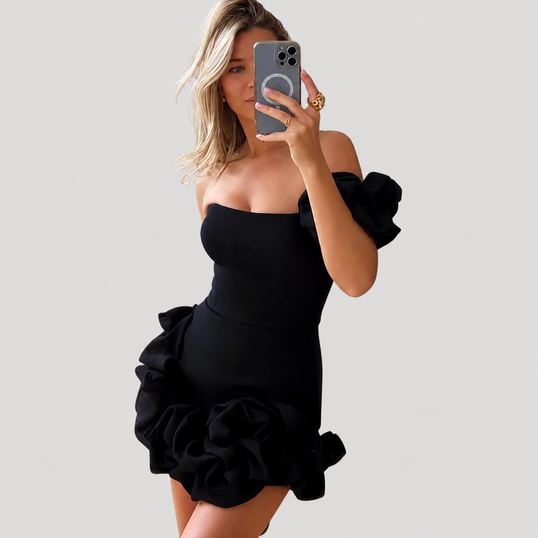 Women's Mini Dress Strapless Bodycon Party Cocktail