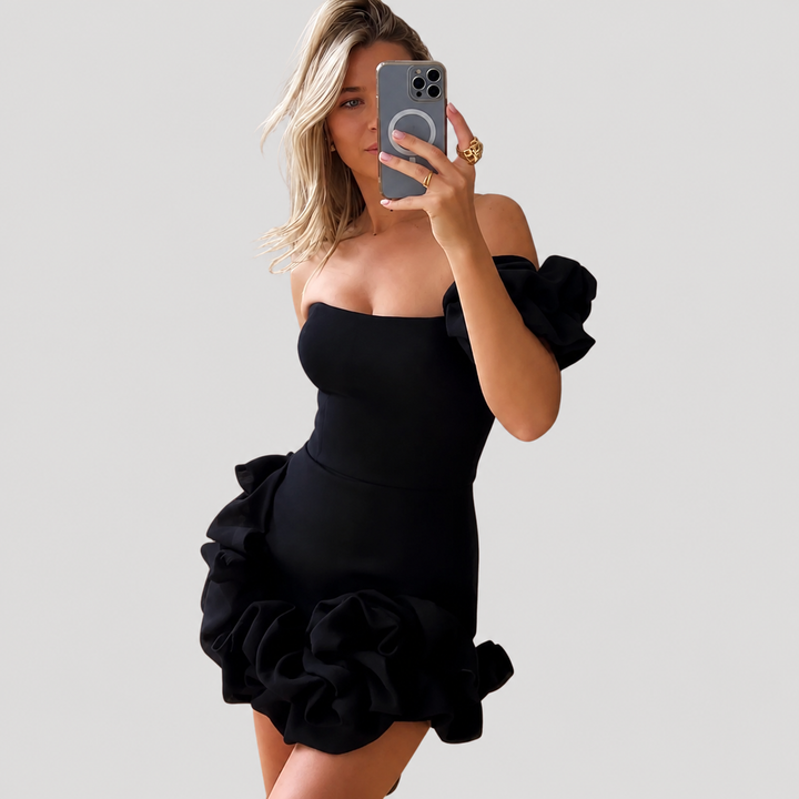 Women's Mini Dress Strapless Bodycon Party Cocktail
